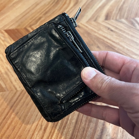VINTAGE ALL SAINTS men’s LEATHER wallet - Picture 7 of 7